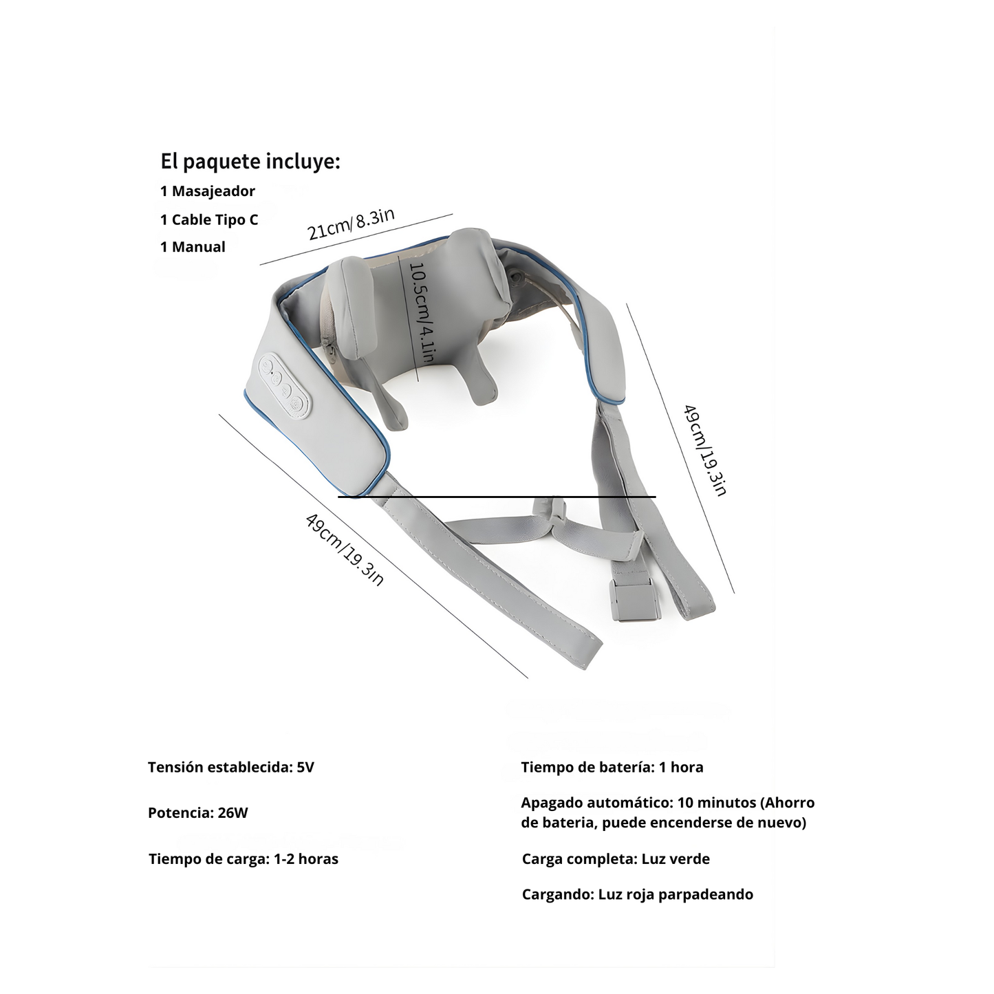 Masajeador de Cuello y Hombros